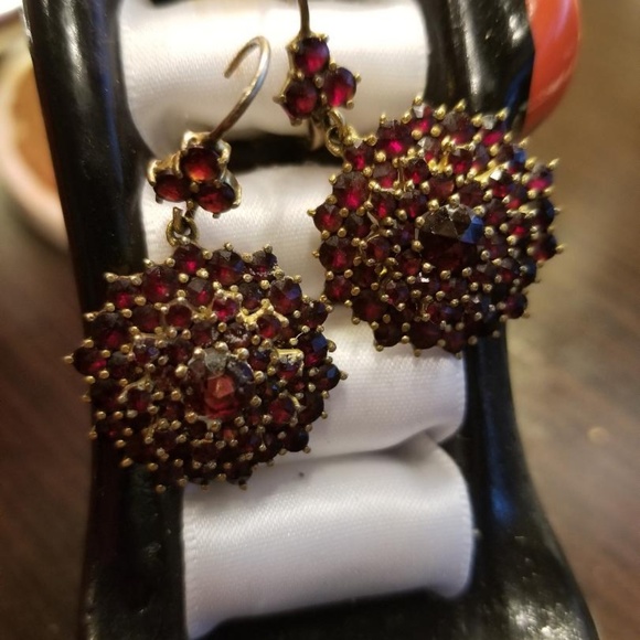 Vintage Bohemian Garnet Set - Picture 3 of 3